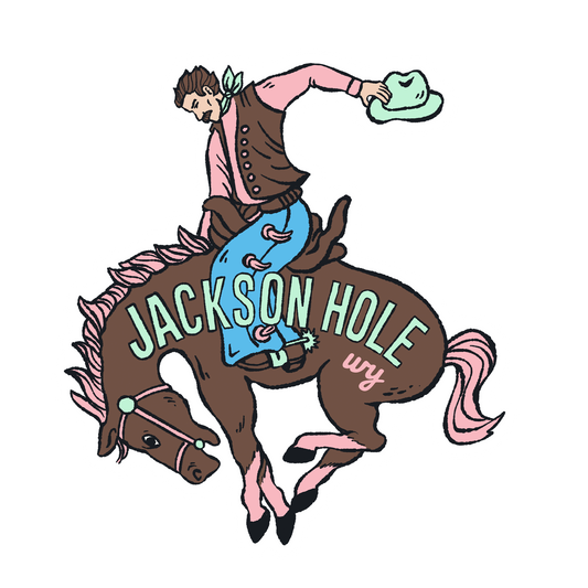 Jackson Hole Rodeo Sticker