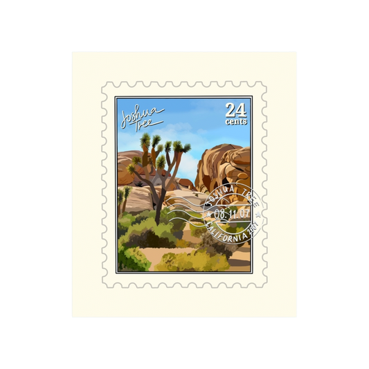 Joshua Tree California Stamp Sticker
