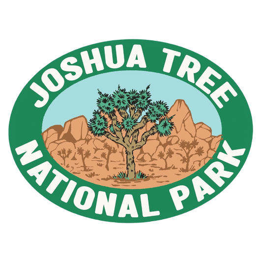 Joshua Tree Oval Sticker