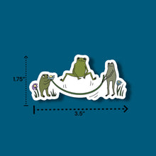 Load image into Gallery viewer, Jump Roping Frogs Sticker
