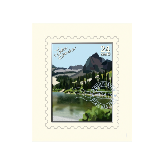 Lake Blanche Utah Stamp Sticker