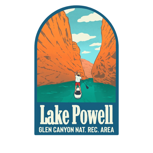 Lake Powell Paddleboard Arch Sticker
