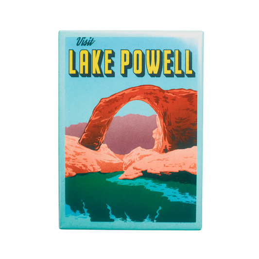 Lake Powell Retro Fridge Magnet