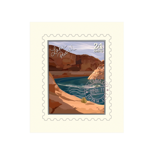 Lake Powell Stamp Sticker