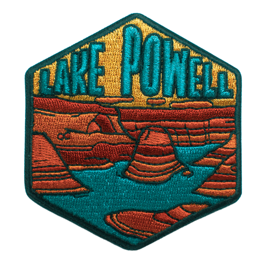 Lake Powell Utah and Arizona Hexagon Patch