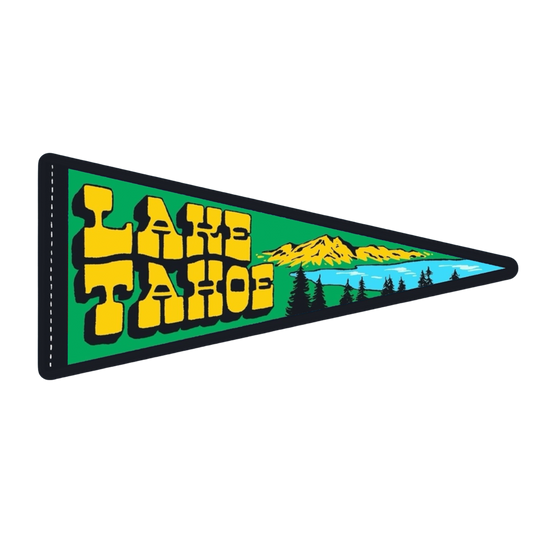 Lake Tahoe Pennant Sticker
