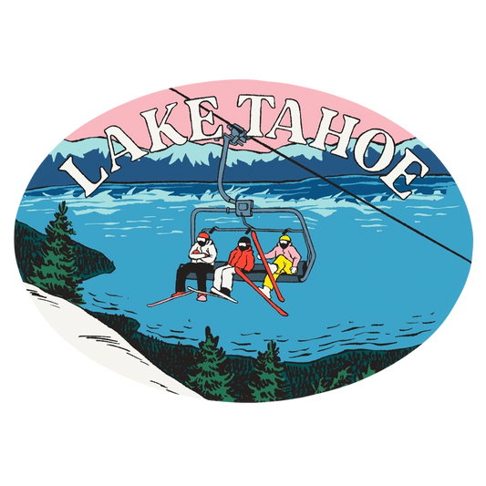 Lake Tahoe Ski Lift Sticker