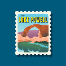 Load image into Gallery viewer, Lake Powell Retro Stamp Sticker
