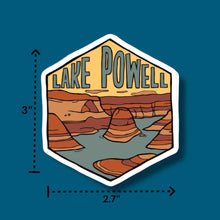Load image into Gallery viewer, Lake Powell, Utah/Arizona- Hexagon Sticker
