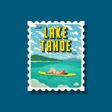 Load image into Gallery viewer, Lake Tahoe Retro Stamp Sticker
