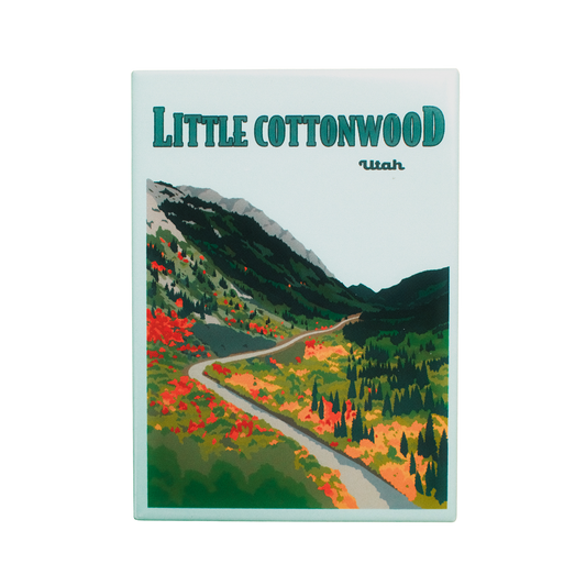 Little Cottonwood Fridge Magnet