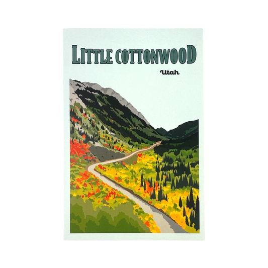 Little Cottonwood Utah Postcard