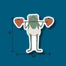 Load image into Gallery viewer, Macho Man Frog Sticker
