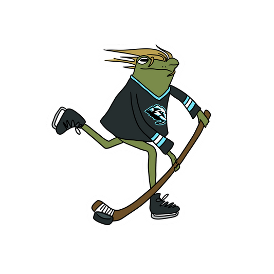 MAMMOTH SLAPSHOT FROG STICKER