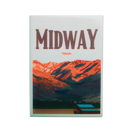 Midway Utah Fridge Magnet