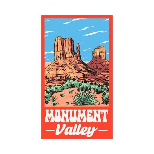 Monument Valley Rocks Sticker
