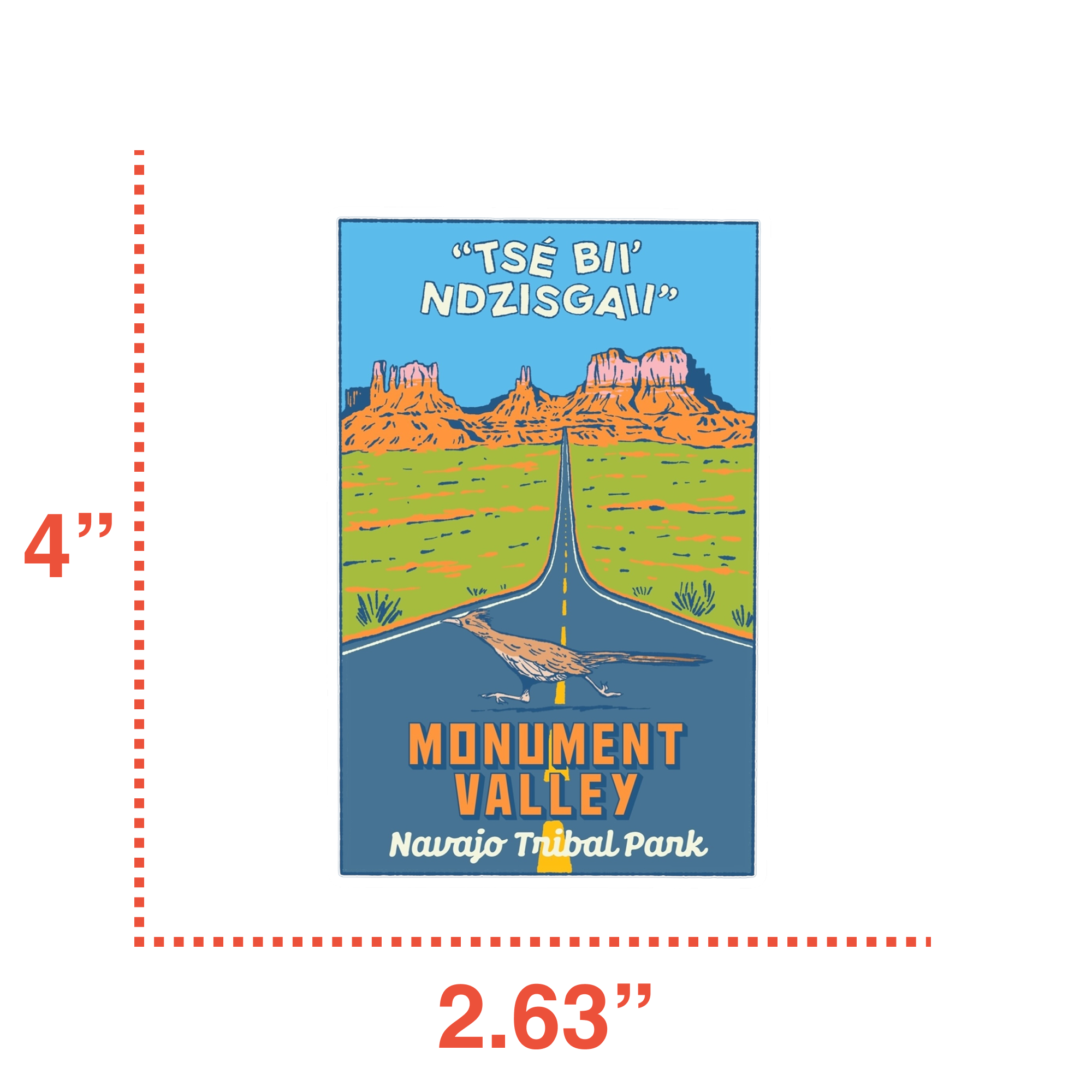 Monument Valley Utah Sticker – Blue Bison Apparel