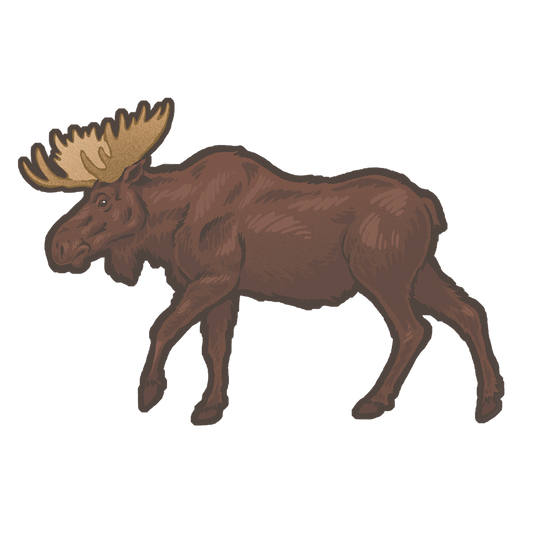 Moose Sticker