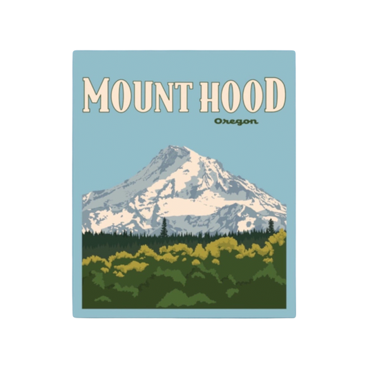 Mount Hood Oregon Poster Sticker