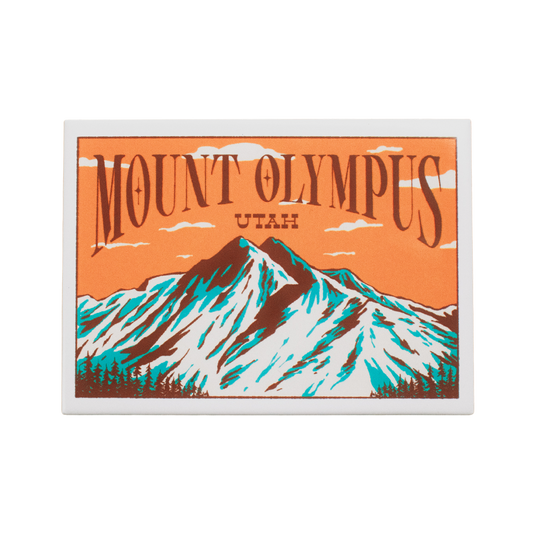 Mount Olympus Fridge Magnet