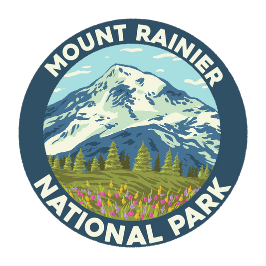 Mount Rainier National Park Sticker
