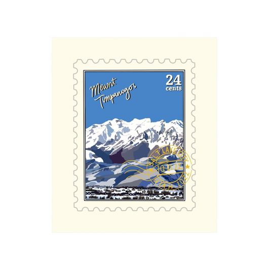 Mount Timp Utah Stamp Sticker