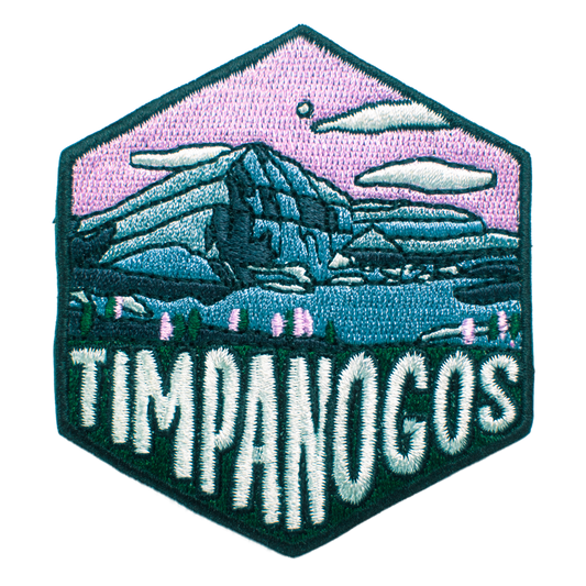 Mount Timpanogos Utah Hexagon Patch