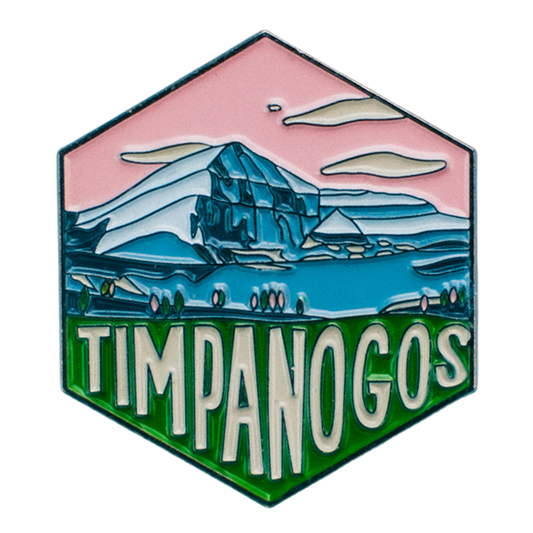 Mount Timpanogos Hexagon Pin