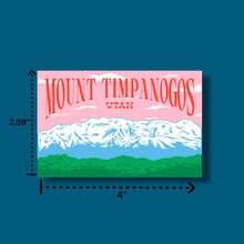 Load image into Gallery viewer, Mount Timpanogos Pink Sky Sticker
