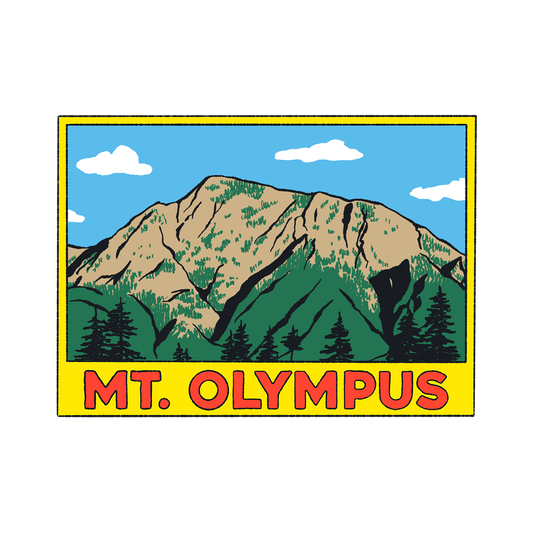 Mt. Olympus Utah Sticker