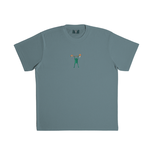 WEIGHT LIFTING FROG TEE