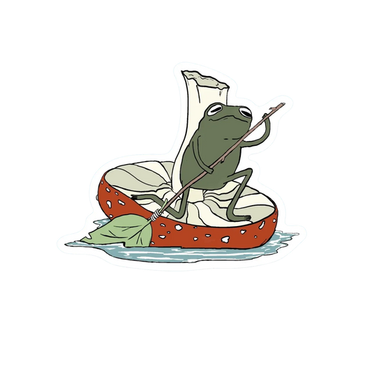 MUSHROOM RAFT FROG STICKER
