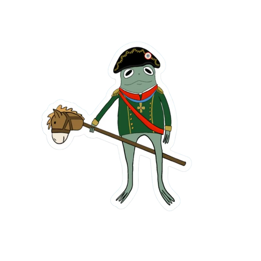 NAPOLEON FROG STICKER