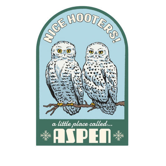 Nice Hooters Aspen Colorado Sticker