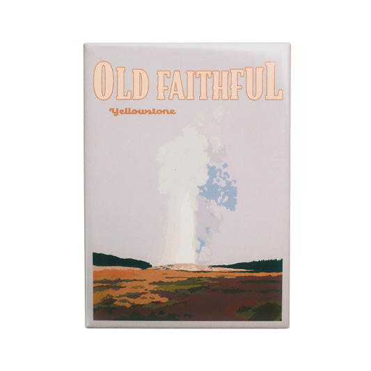 Old Faithful Fridge Magnet