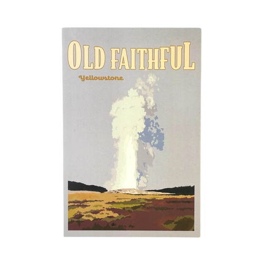 Old Faithful Postcard