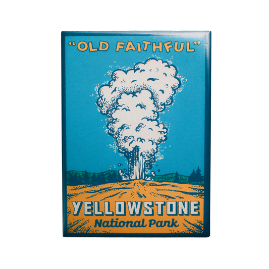 Old Faithful Yellowstone Fridge Magnet