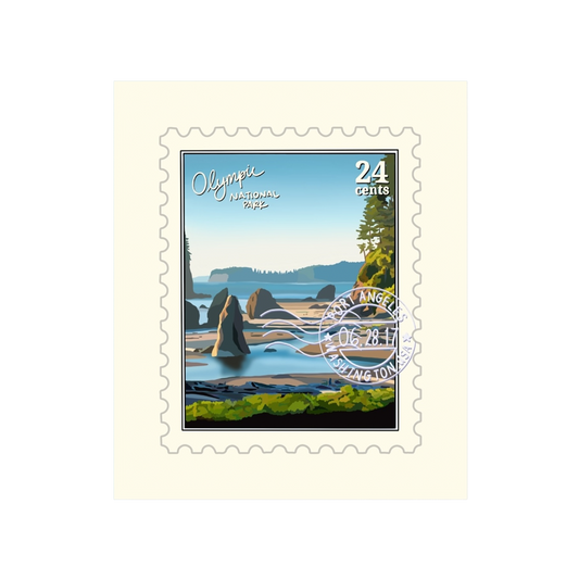 Olympic National Park Stamp Sticker