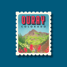 Load image into Gallery viewer, Ouray CO Retro Stamp Sticker
