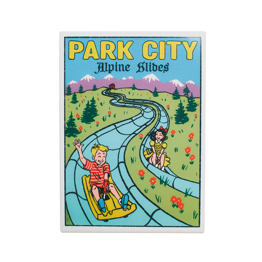 Park City Alpine Slides Fridge Magnet