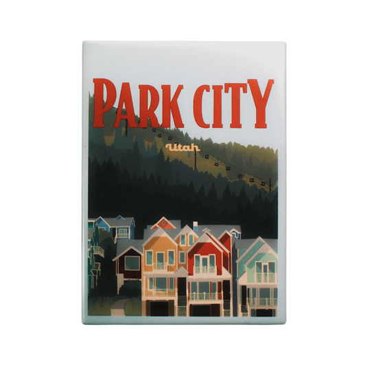 Park City Downtown Fridge Magnet