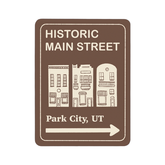 Park City Historic Main Street Trailhead Sticker