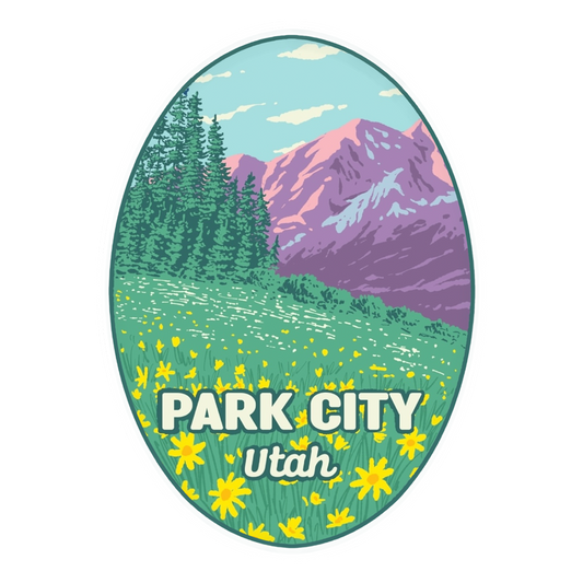 Park City Oval Sticker