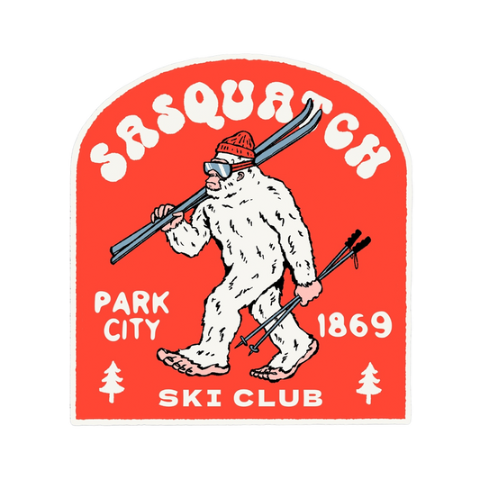 Park City Sasquatch Ski Club Sticker