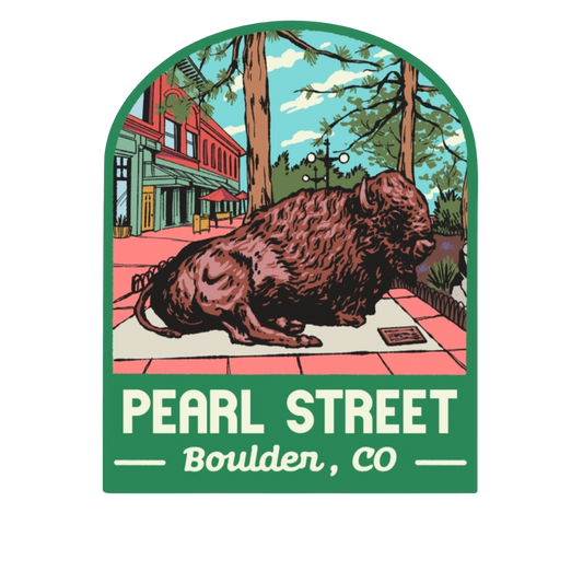 Pearl Street Colorado Sticker