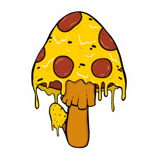 Pizza Mushroom Sticker