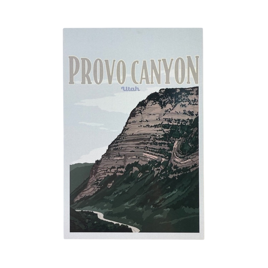 Provo Canyon Postcard