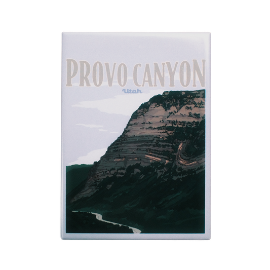Provo Canyon Utah Fridge Magnet