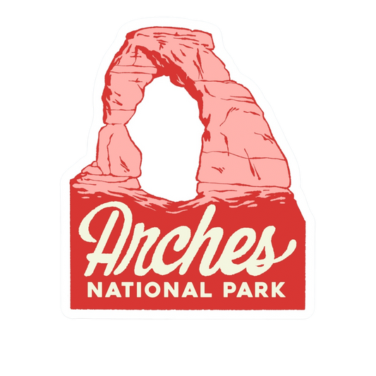 Red Arches Sticker