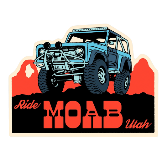 Ride Moab Bronco Sticker